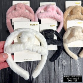 Краби 0283 (краб + обруч) «Еко-хутро» (6 наборів)